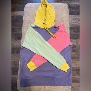 Teddy Fresh original color block hoodie